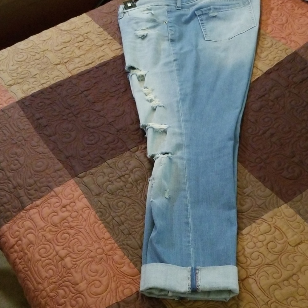 Light wash denim